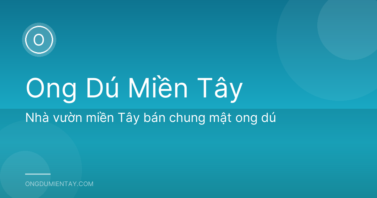 Nhà vườn miền Tây bán chung mật ong dú