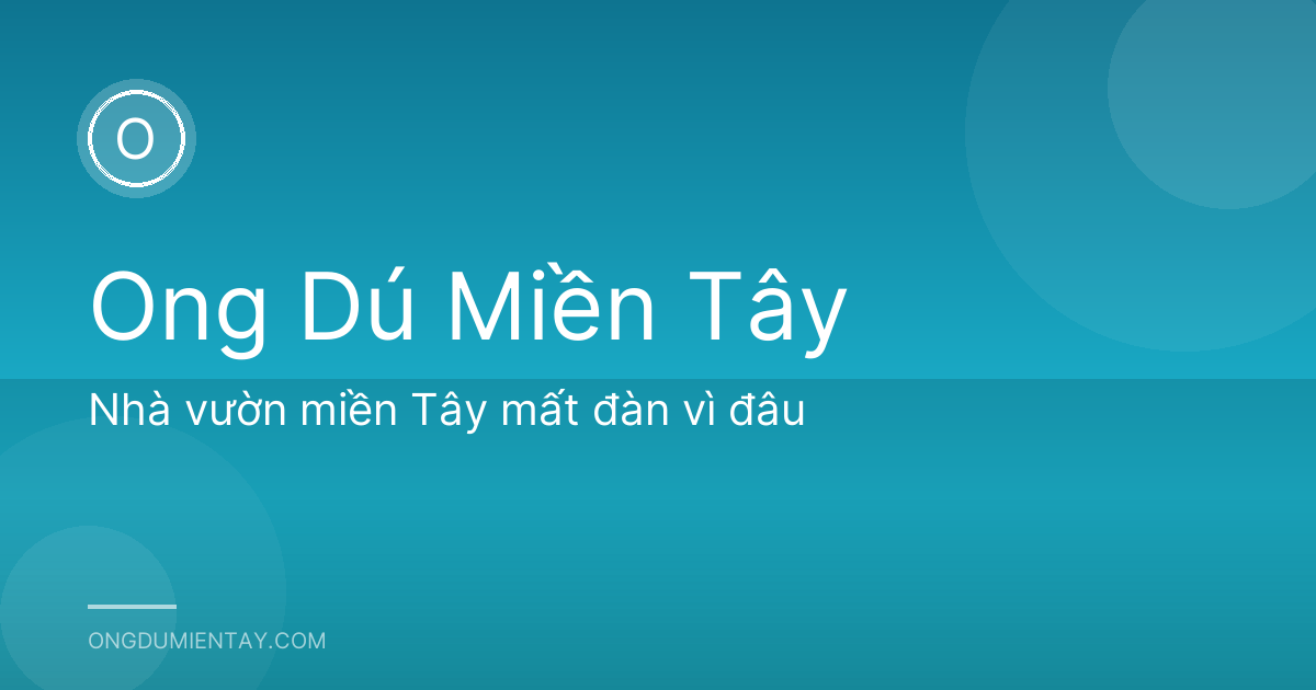 Nhà vườn miền Tây mất đàn vì đâu
